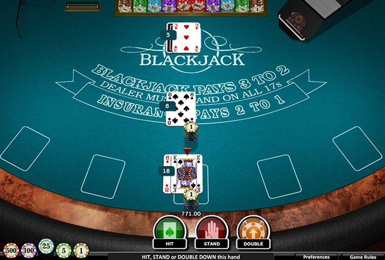 Masada çevrimiçi blackjack