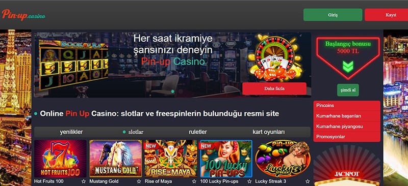 Casino web sitesini